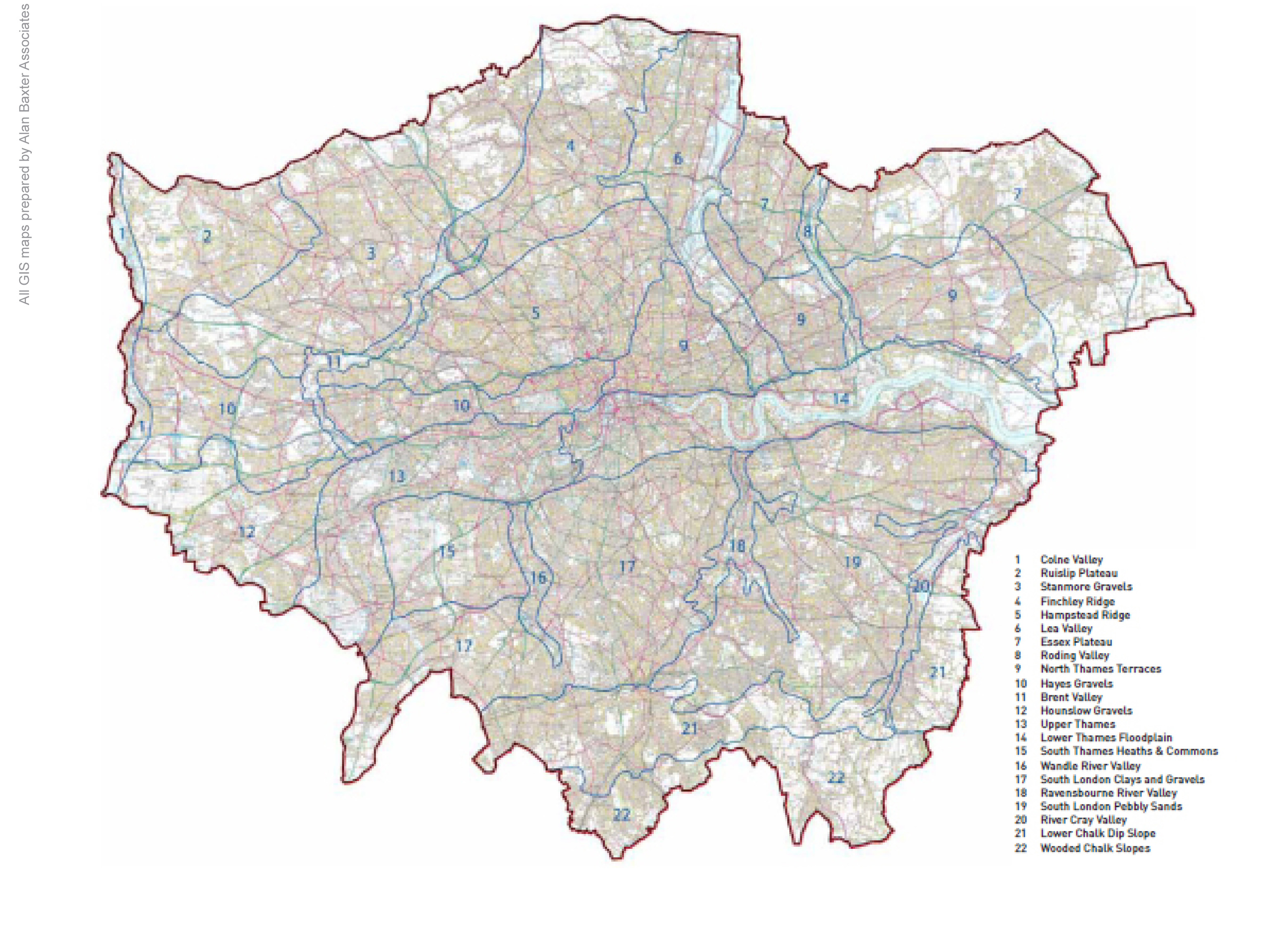 London-wide  - landscape types